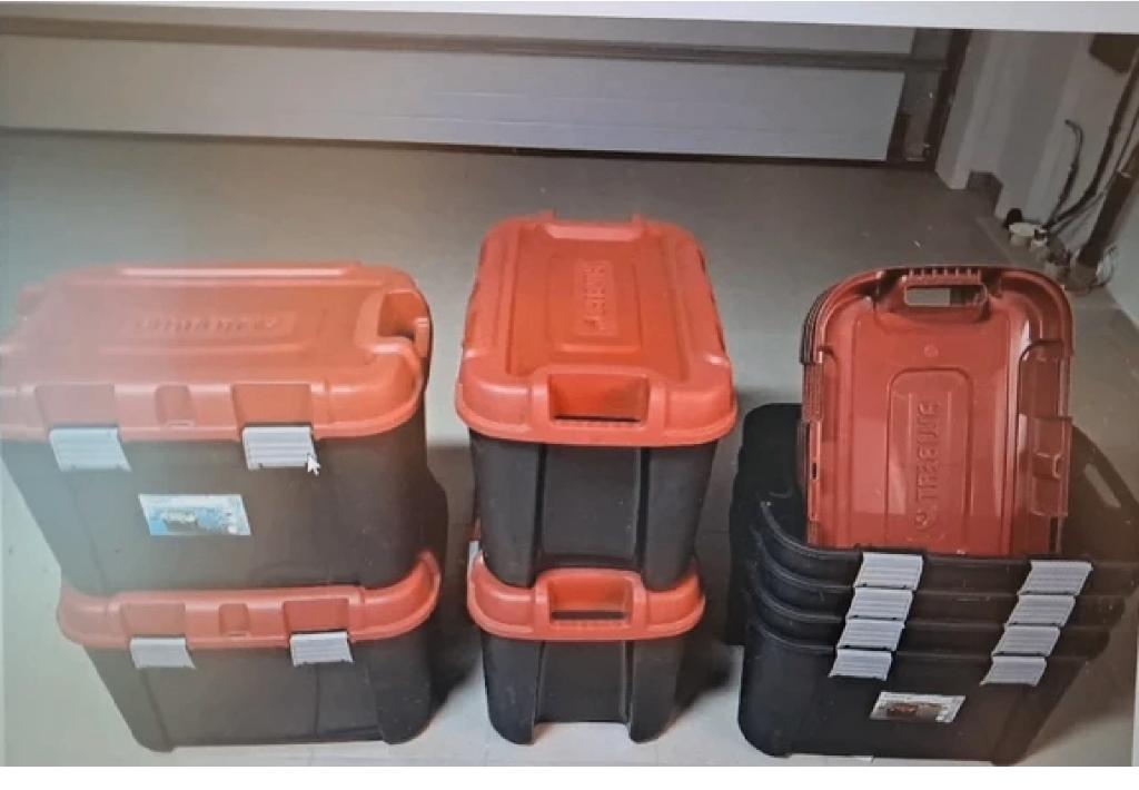 Malles Allibert rangement totem 60 litres, Maison & Meubles, Accessoires pour la Maison | Coffres, Moins de 50 cm, 50 à 100 cm