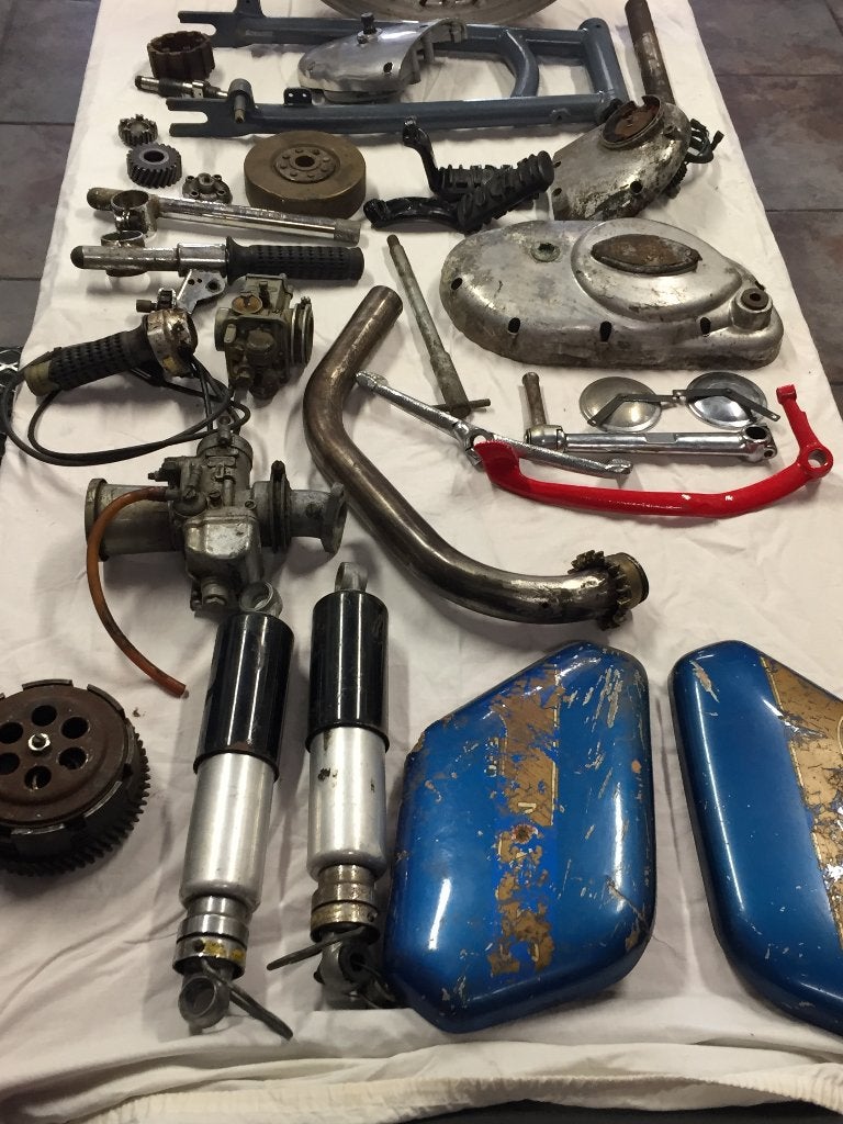 Ducati 350 (onderdelen), Motoren, Ophalen