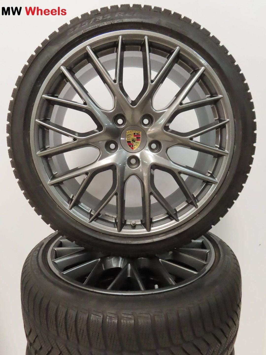 Originele Porsche Panamera 21 inch velgen met winterbanden, Auto-onderdelen, Gebruikt, -, 275 mm, -