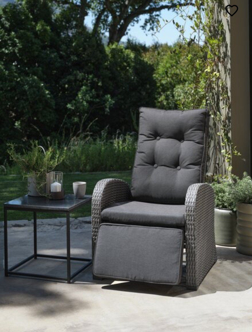 Nieuw: luxe loungestoel - tuinzetel, Ophalen, Aluminium