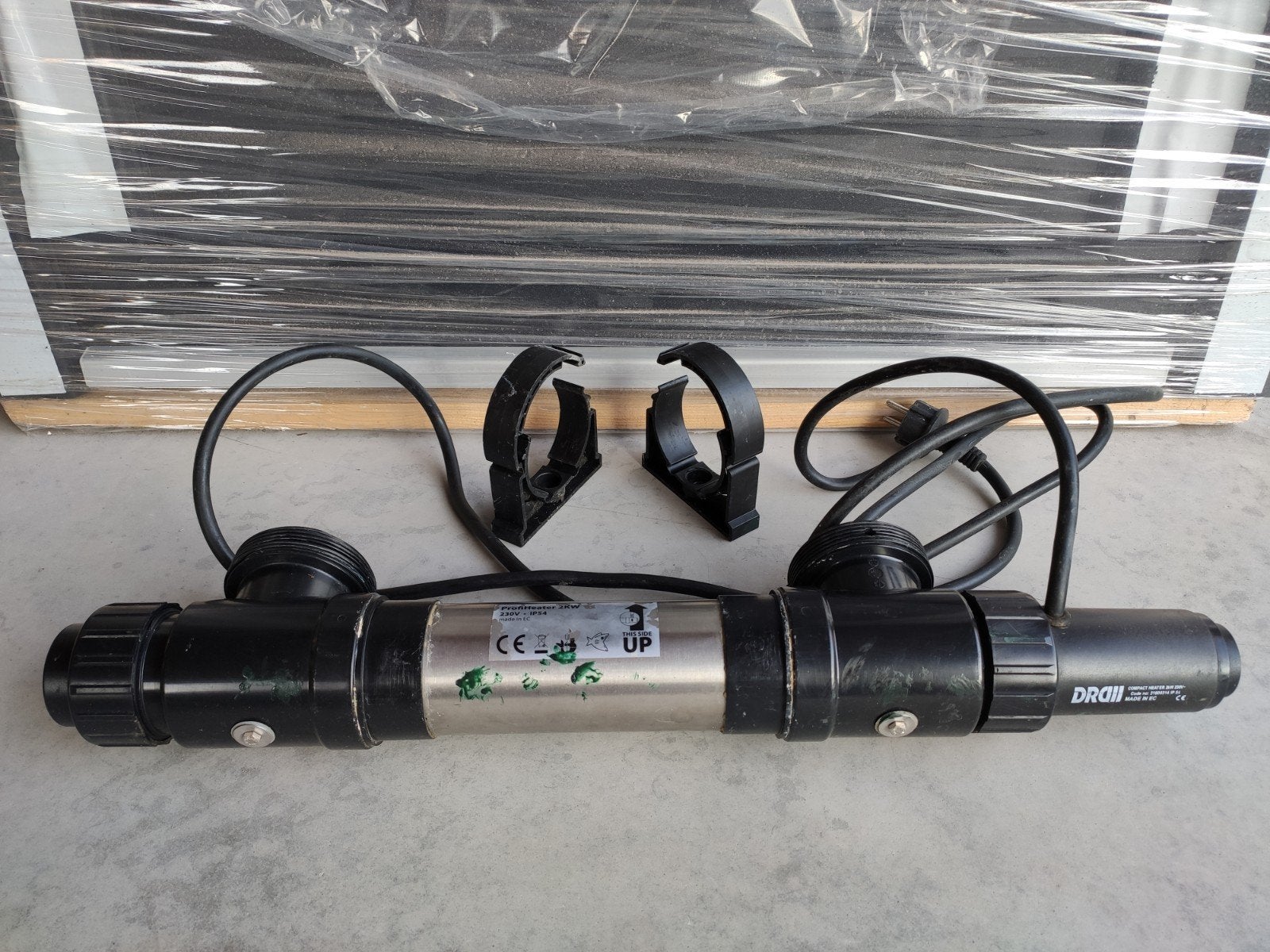 Profi Heater vijververwarming 2 KW RVS, Jardin & Terrasse, Accessoires pour étangs, Enlèvement ou Envoi, Utilisé, Autres types
