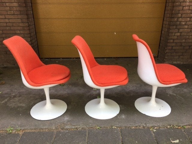 design stoel Eero Saarinen tulpstoel Knoll Studio 1957 4x, Ophalen