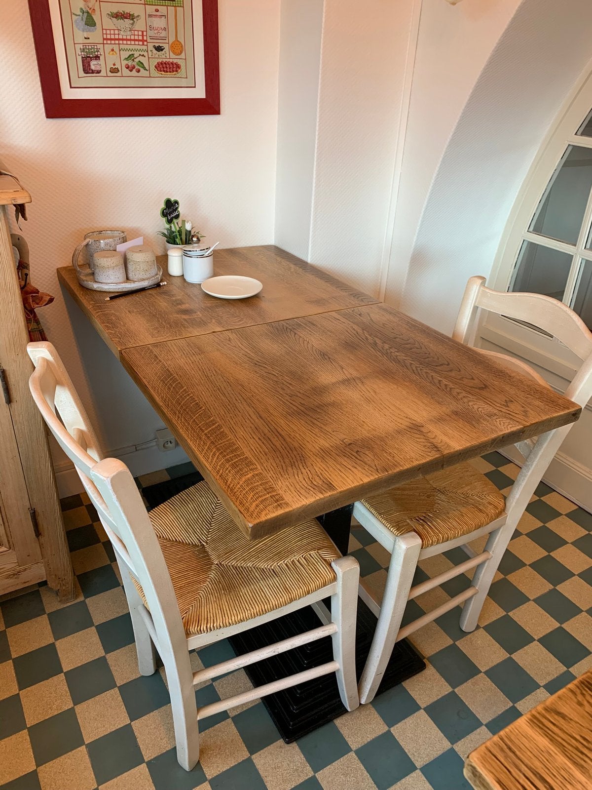 5 tables à manger avec 10 chaises, Maison & Meubles, Enlèvement, Utilisé, Landelijk