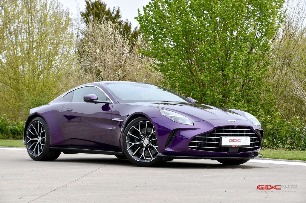 Aston Martin Vantage Coupé I PPF I Storm Purple, Autos, Aston Martin, Cuir, Autres modèles, 3982 cm³, Entreprise