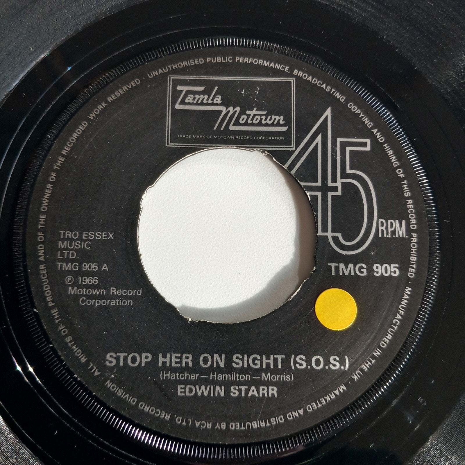 EDWIN STARR. STOP HER ON SIGHT SOS. R&B SOUL 45T, Enlèvement ou Envoi, R&B