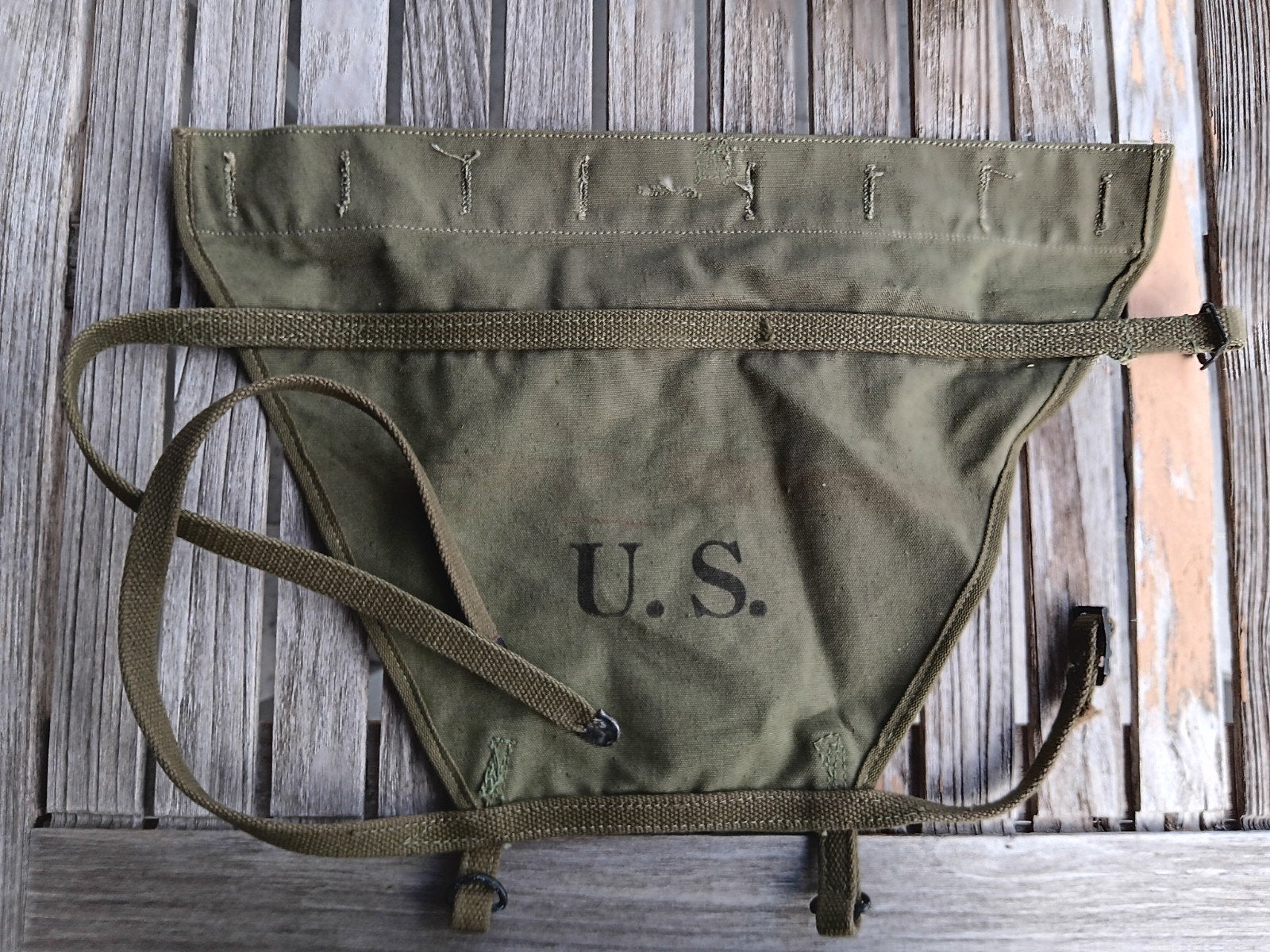 us ww2 backpack triangle 1944, Ophalen of Verzenden