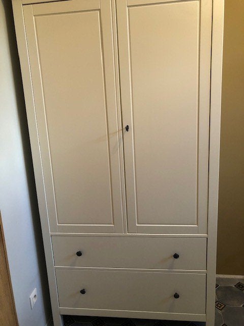 IKEA Hemnes kledingkast WIT met lades en hangruimte, Maison & Meubles, Armoires | Penderies & Garde-robes, Utilisé, 50 à 100 cm