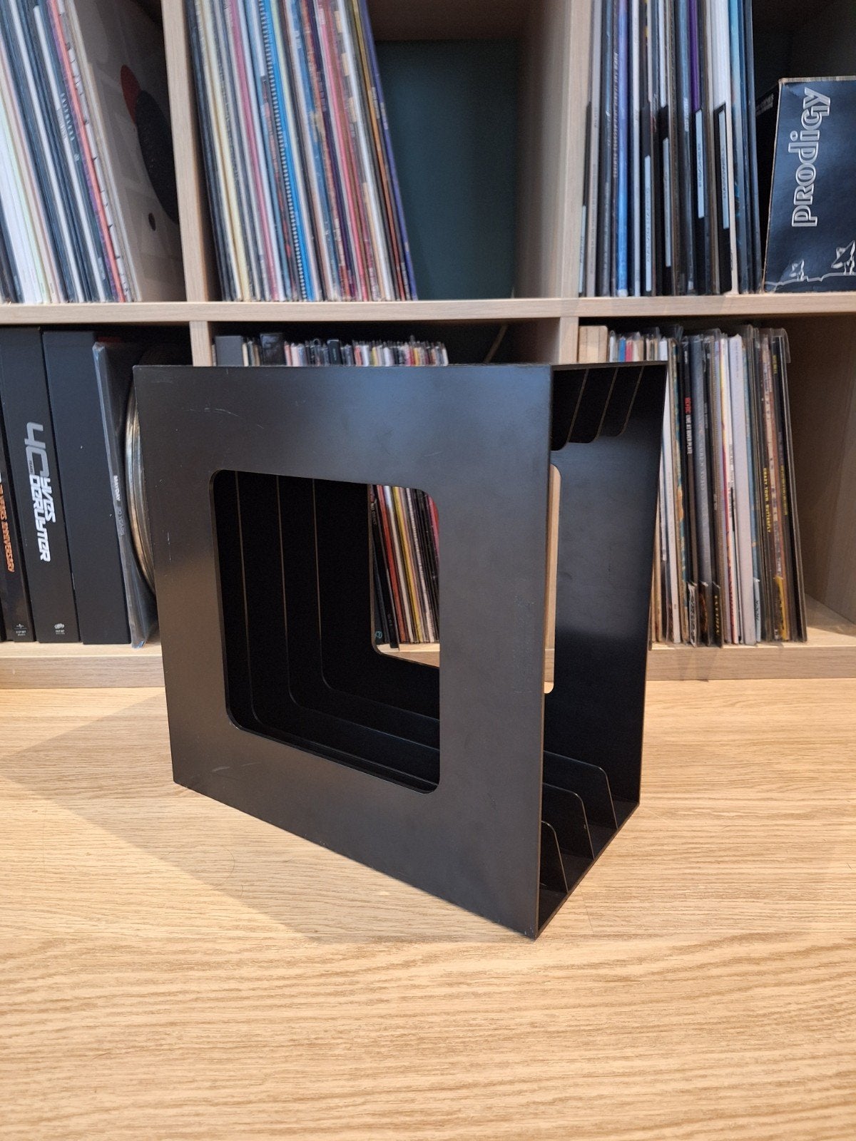 Zwarte LP-Platenhouder Van Wittner, Ophalen of Verzenden