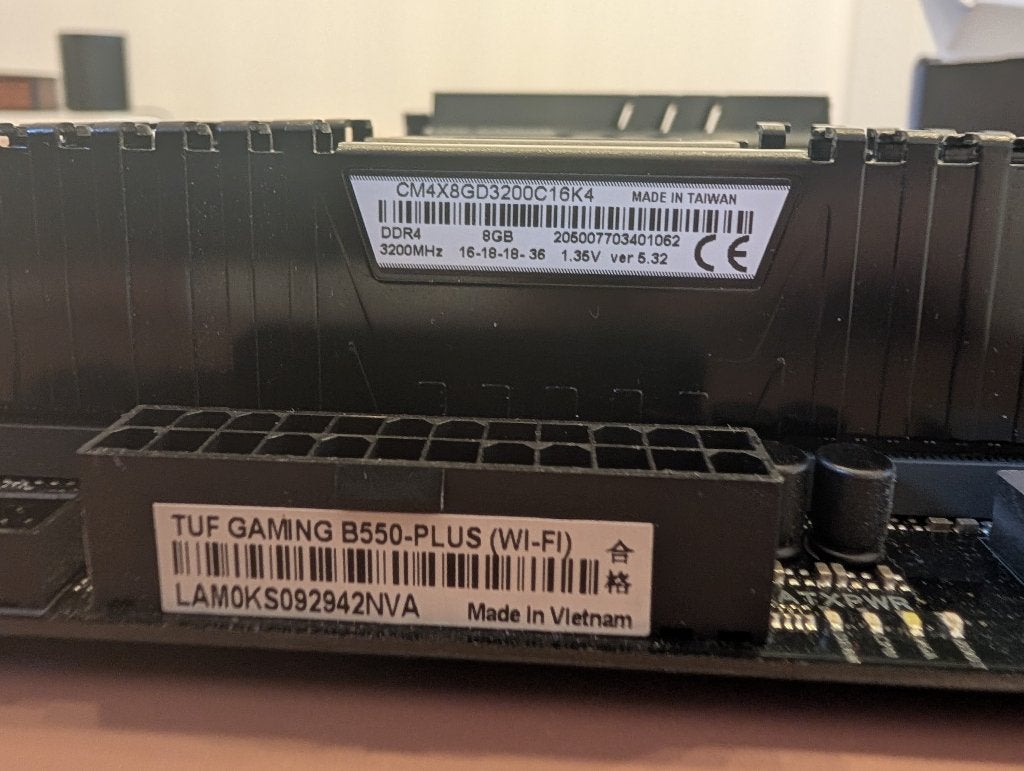 Kit AM4 Ryzen 5 5600X + ASUS TUF B550 WiFi + 16 Go DDR4, Informatique & Logiciels, Cartes mères, Utilisé, AMD, DDR4, Enlèvement