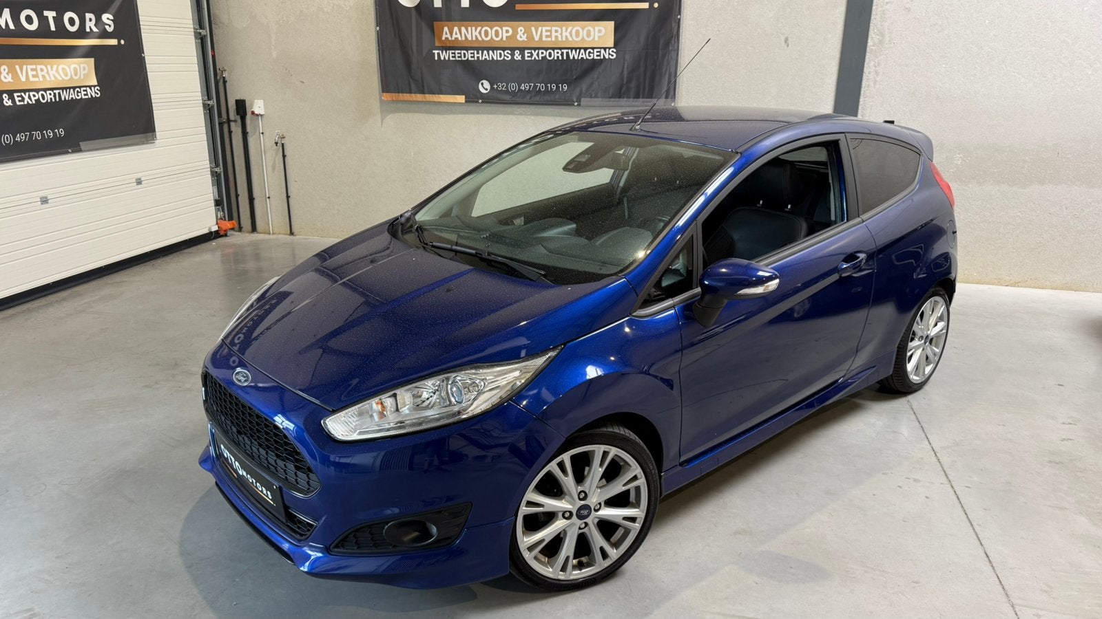 Ford Fiesta | ST- Line | 1.Eigenaar | Full Option | Garantie, Auto's, Zwart, 4 cilinders, Blauw, Leder