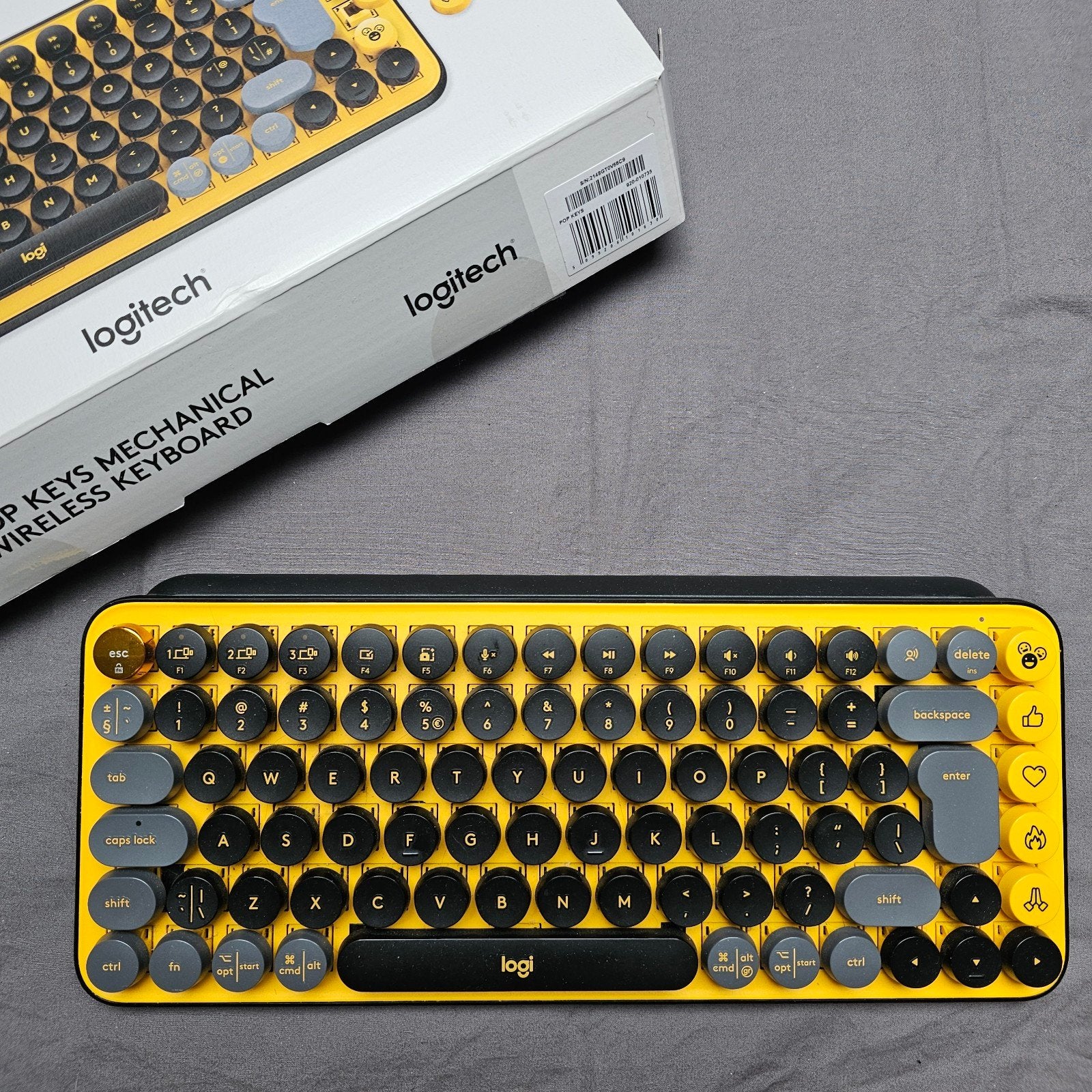 Logitech pop keys qwerty, Computers en Software, Toetsenborden, Ophalen, Qwerty, Draadloos