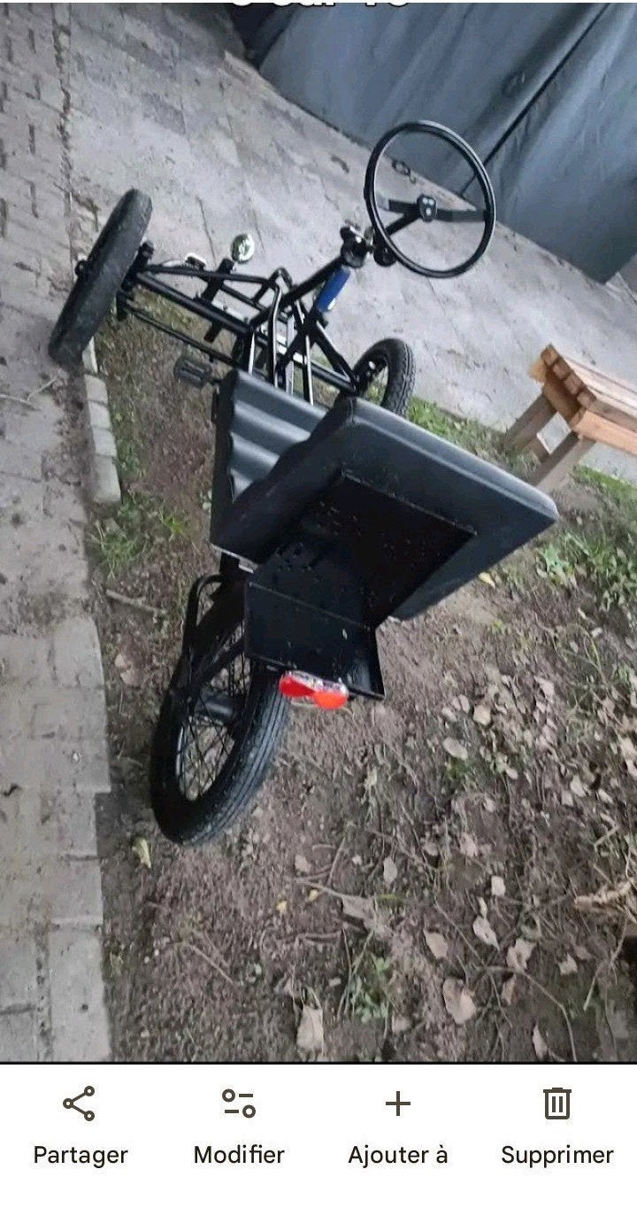 Trike velo électrique, Vélos & Vélomoteurs, Enlèvement, Électrique