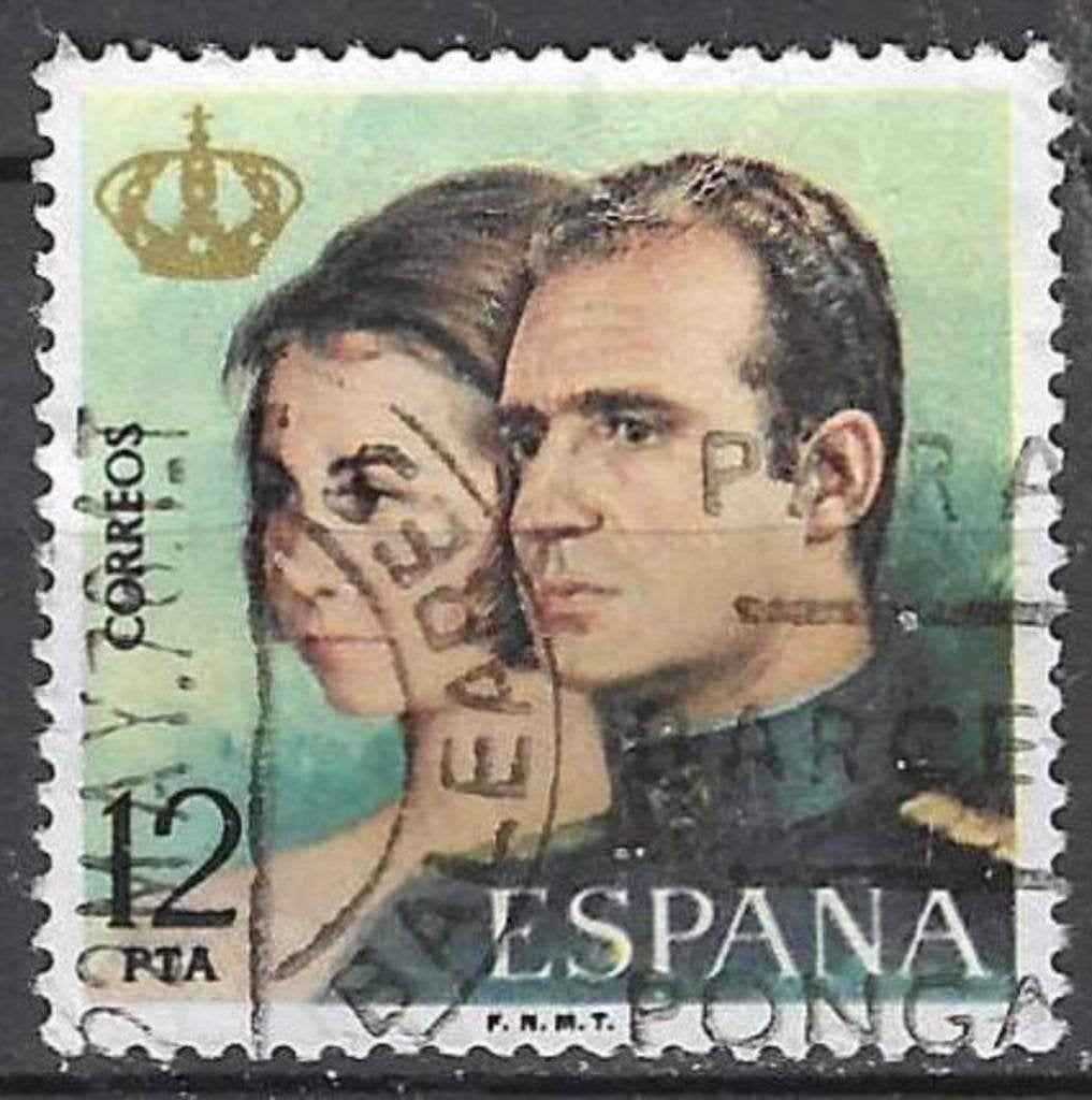 Spanje 1975 - Yvert 1950 - Het Koninklijk Echtpaar (ST), Verzenden, Gestempeld