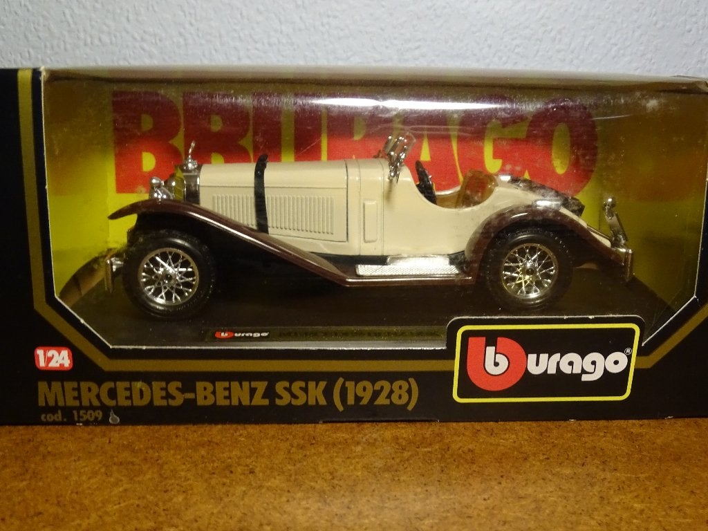 Mercedes-Benz SSK (1928) 1:24 Bburago, Hobby & Loisirs créatifs, Enlèvement ou Envoi, Neuf, Voiture, Burago