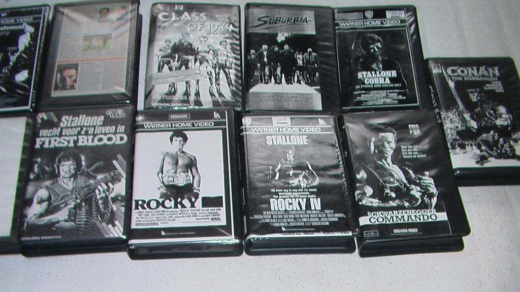 Diversen VHS Films, Sous-titré en néerlandais, Enlèvement ou Envoi, Anglais, VHS