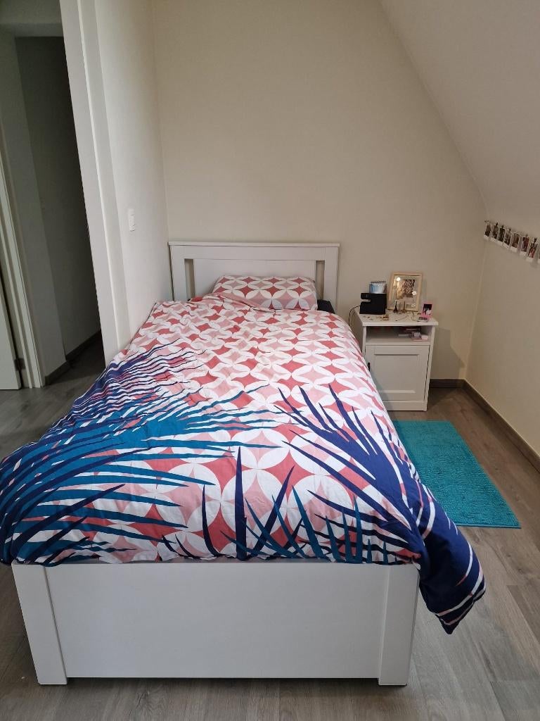 Bed en kleerkast, Huis en Inrichting, Slaapkamer | Complete slaapkamers, Ophalen, Zo goed als nieuw, Eenpersoons
