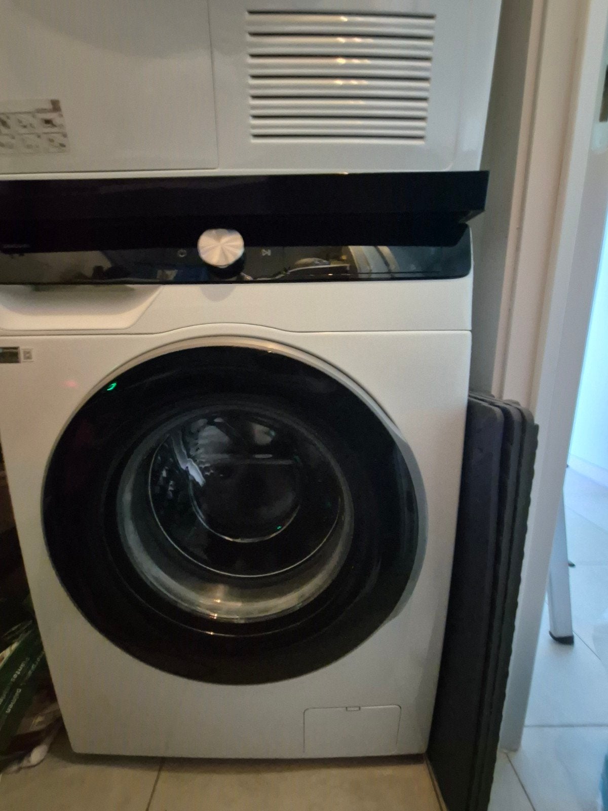 Samsung WW90DG6U25LK wasmachine 9 kg — €425, 1200 à 1600 tours, 85 à 90 cm, Comme neuf, Chargeur frontal
