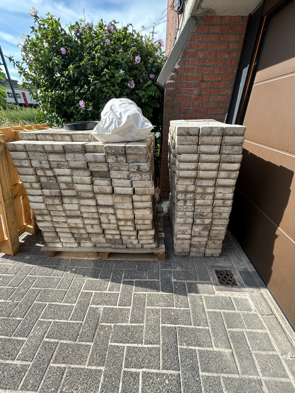Klinkers, Béton, Enlèvement, Utilisé, Briques