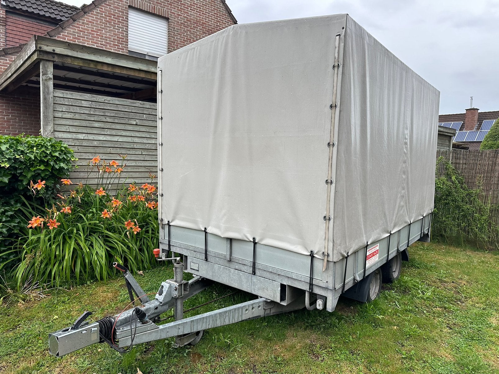Gesloten aanhanger, Auto diversen, Aanhangers en Bagagewagens, Ophalen, Zo goed als nieuw