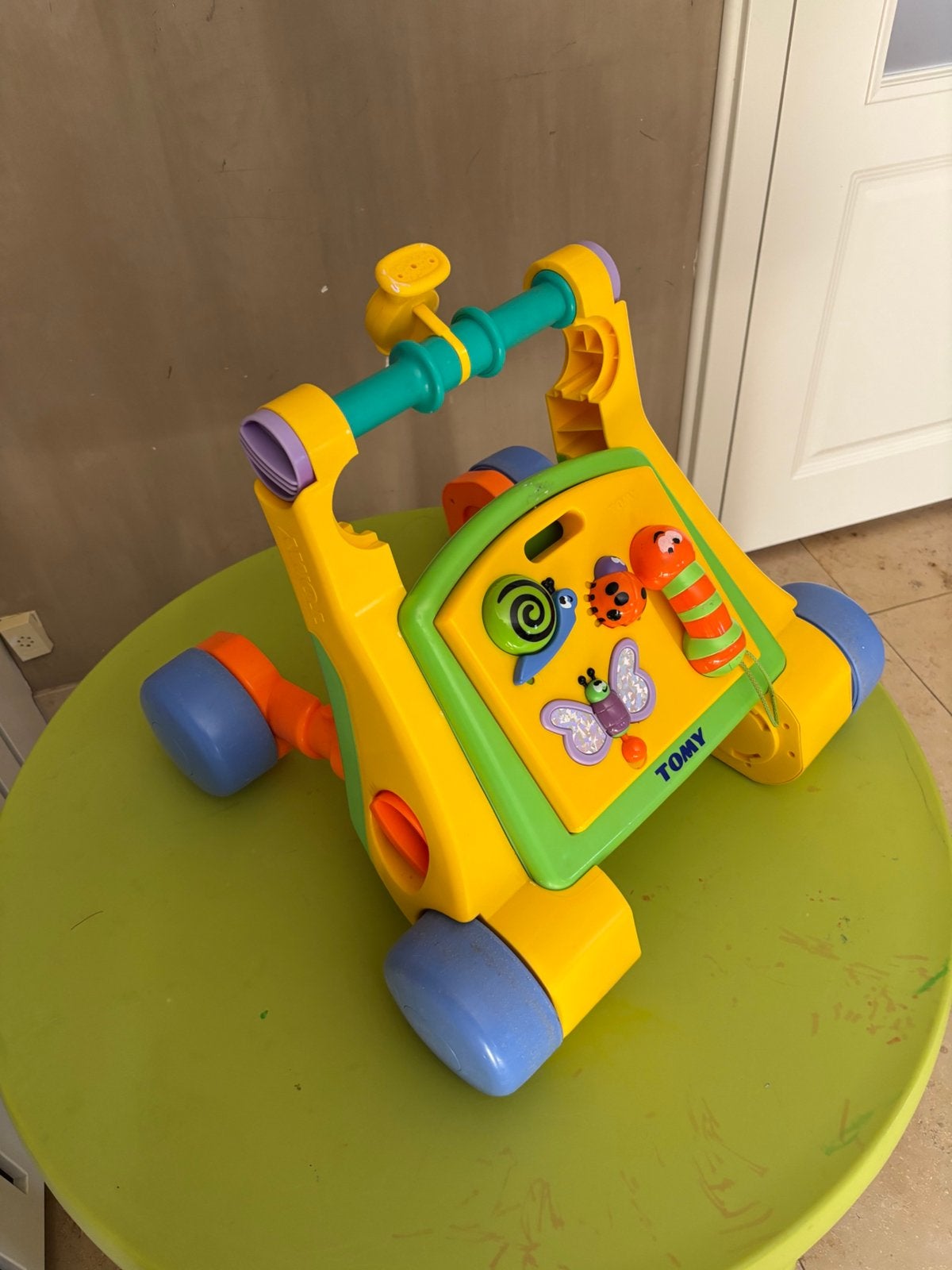 Tomy loopwagen, Ophalen, Gebruikt