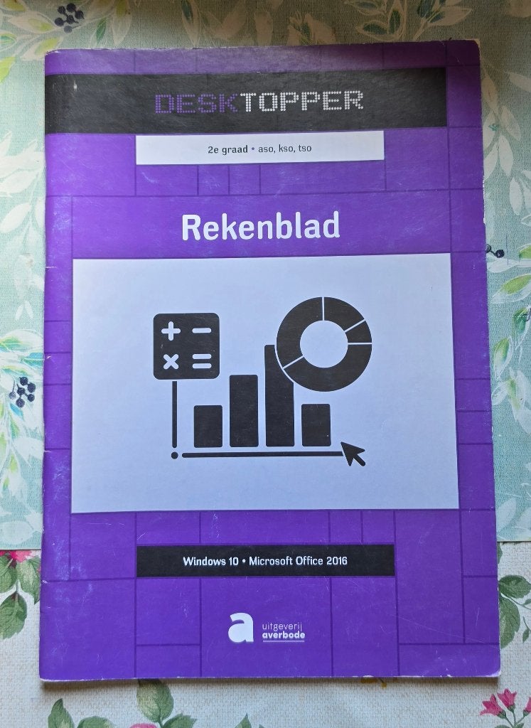 Desktopper Rekenblad, Livres, Informatique et Ordinateur, Autres niveaux, Comme neuf, AVERBODE