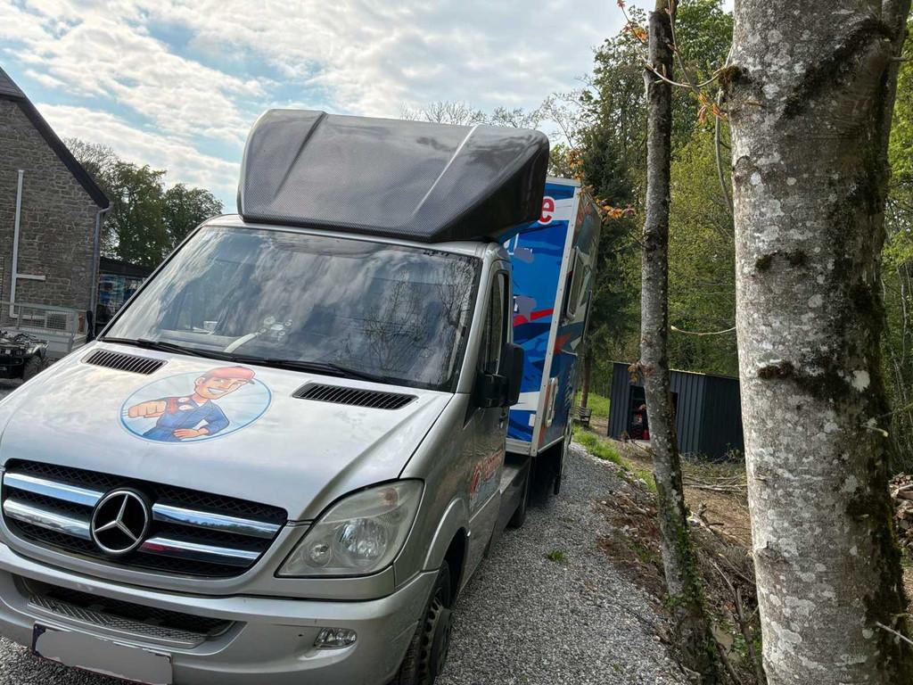 2013 Mercedes-Benz Sprinter Camion avec remorque caravane, Autos, Achat, Entreprise, Autres carburants, Mercedes-Benz