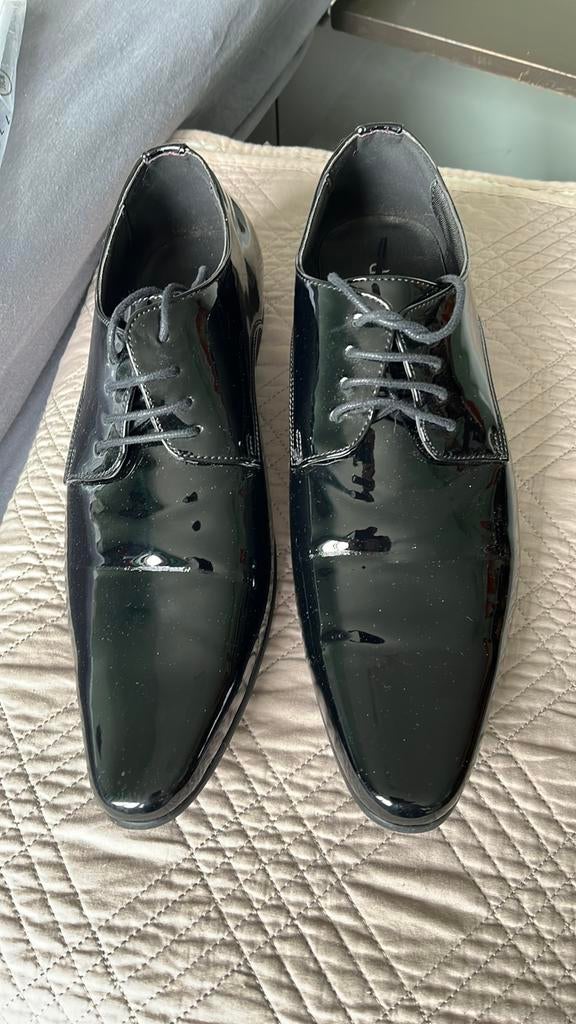 Ceremonischoenen heren, Ophalen of Verzenden, Zo goed als nieuw, Zwart, Veterschoenen