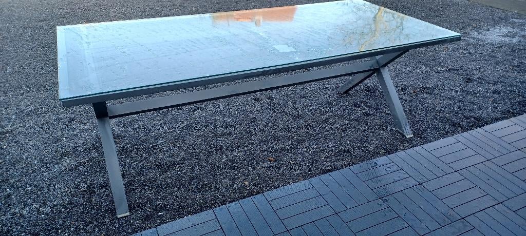 Tuintafel Bois Le Duc, Tuin en Terras, Ophalen, Gebruikt, Rechthoekig, Aluminium