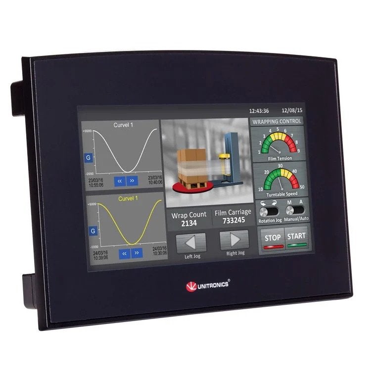 Unitronics PLC met ingebouwd touchscreen HMI, Computers en Software, Besturingssoftware, Ophalen of Verzenden, Nieuw