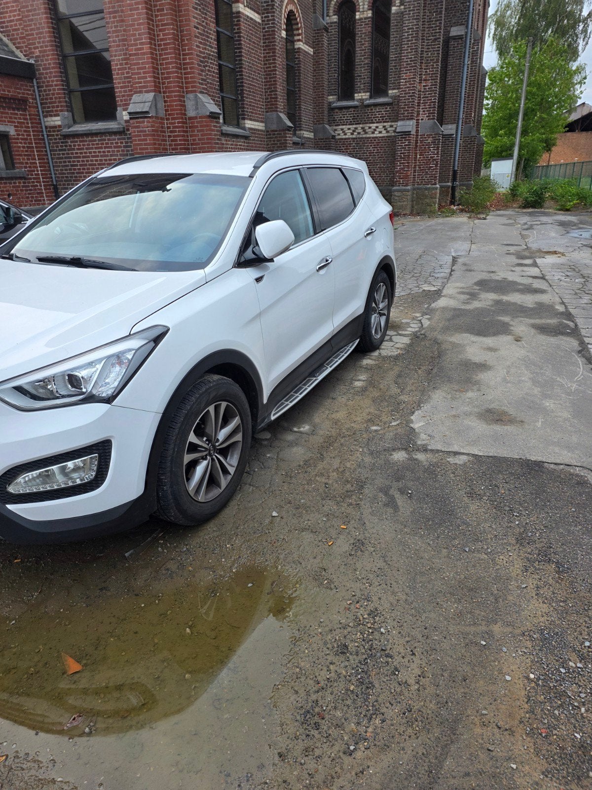 hyundai santa fe 2015 117mkm, Autos, Cuir, Boîte manuelle, 5 portes, Particulier