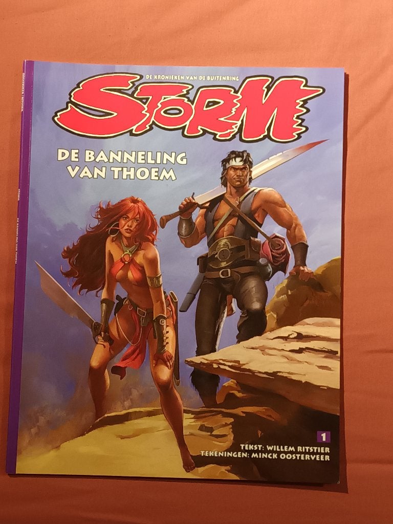 Storm de kronieken van de buitenring 1:  banneling van Thoem, Eén stripboek, Ophalen of Verzenden, Nieuw