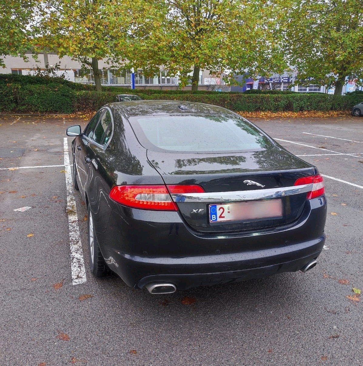 Jaguar XF 2.7 V6 diesel, 2ème propriétaire, moteur boîte ok, Autos, Cuir, Achat, Entretenue par le concessionnaire, Noir
