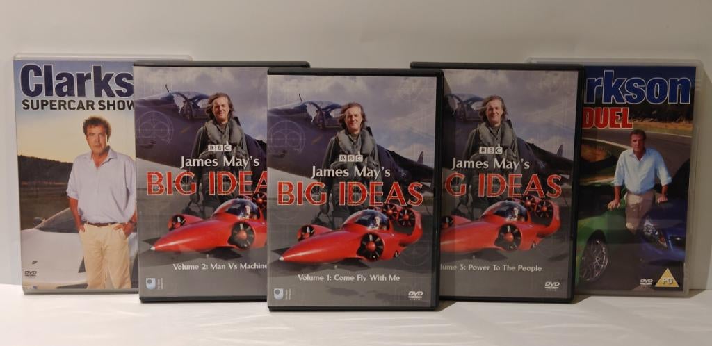 Clarkson & James May 5 DVD Bundel Auto’s Top Gear BBC, Cd's en Dvd's, Alle leeftijden, Ophalen of Verzenden, Zo goed als nieuw