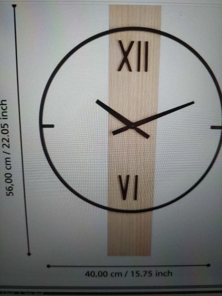 Horloge design neuve, Neuf, Analogique, Enlèvement, Fonctionne sur piles