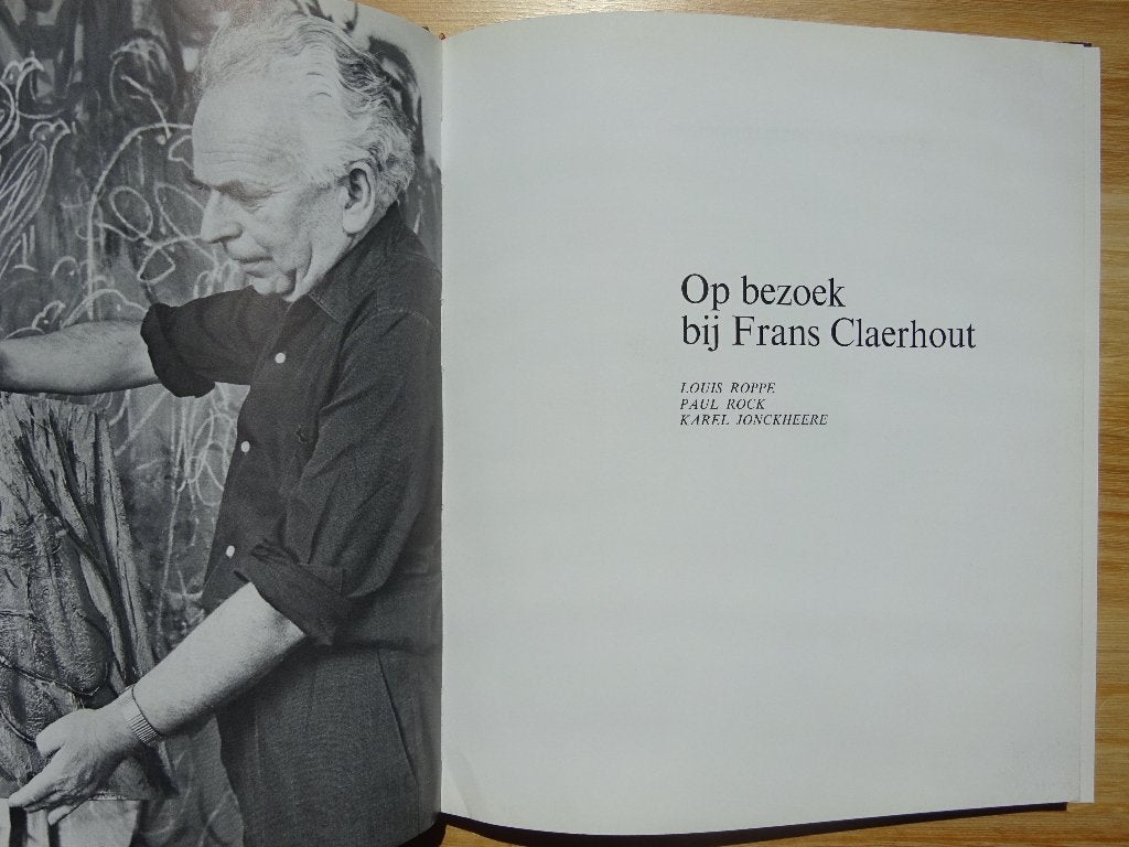 Frans Claerhout, 1975, monografie Lannoo, Enlèvement ou Envoi, Utilisé, Peinture et dessin