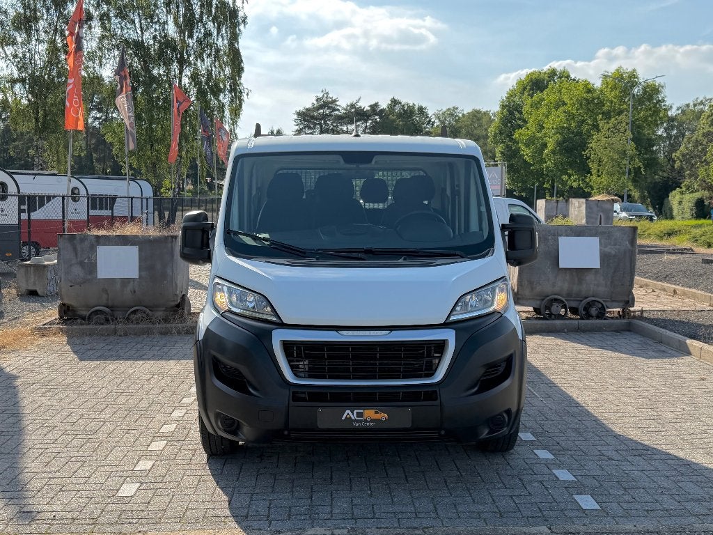 ✅Peugeot Boxer 2.2HDI Laadbak L4/Airco/GARANTIE/Navi/Trekh., Auto's, Voorwielaandrijving, 4 deurs, Stof, 4 cilinders