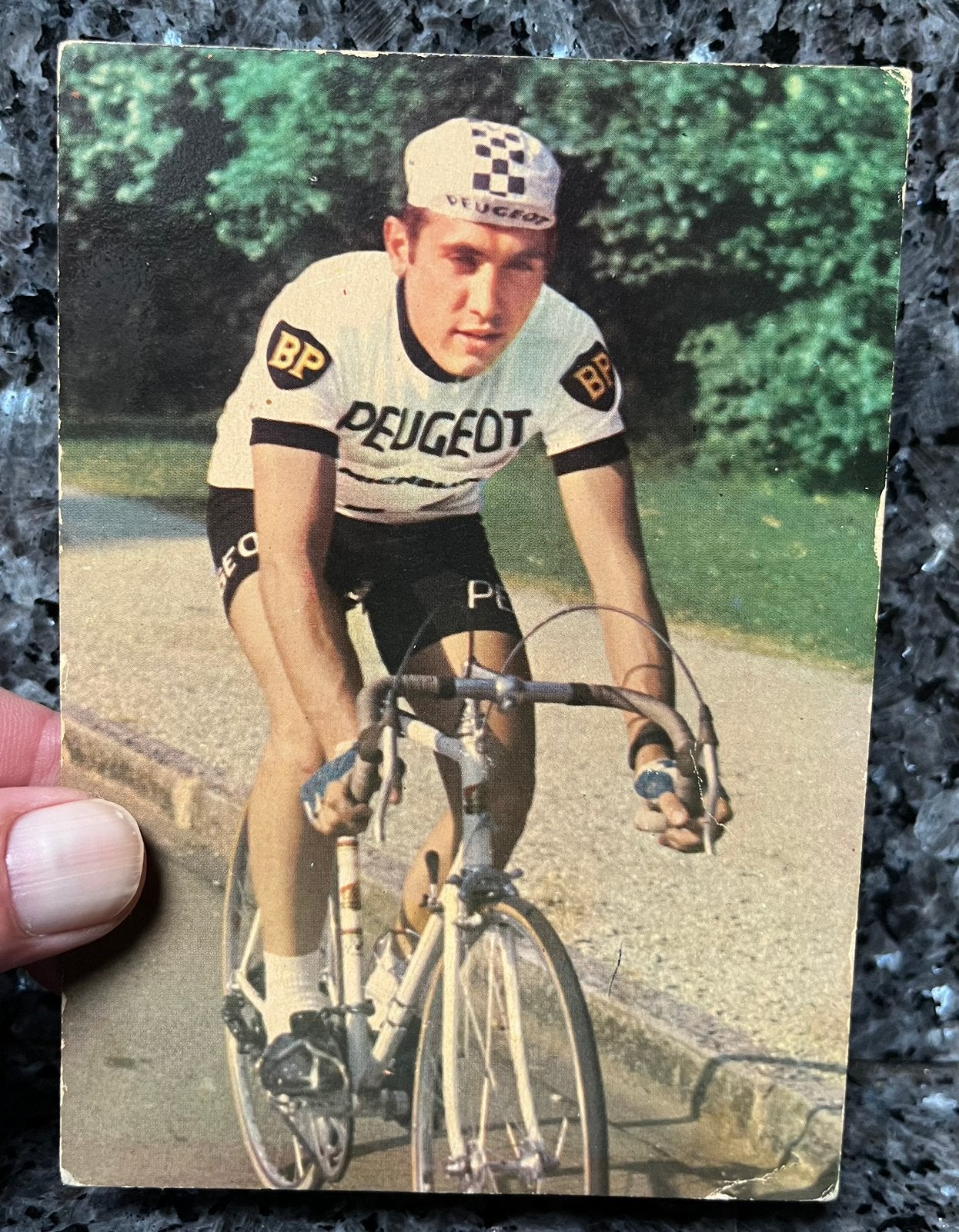 Cycliste Eddy Merckx Peugeot BP, Enlèvement, Comme neuf