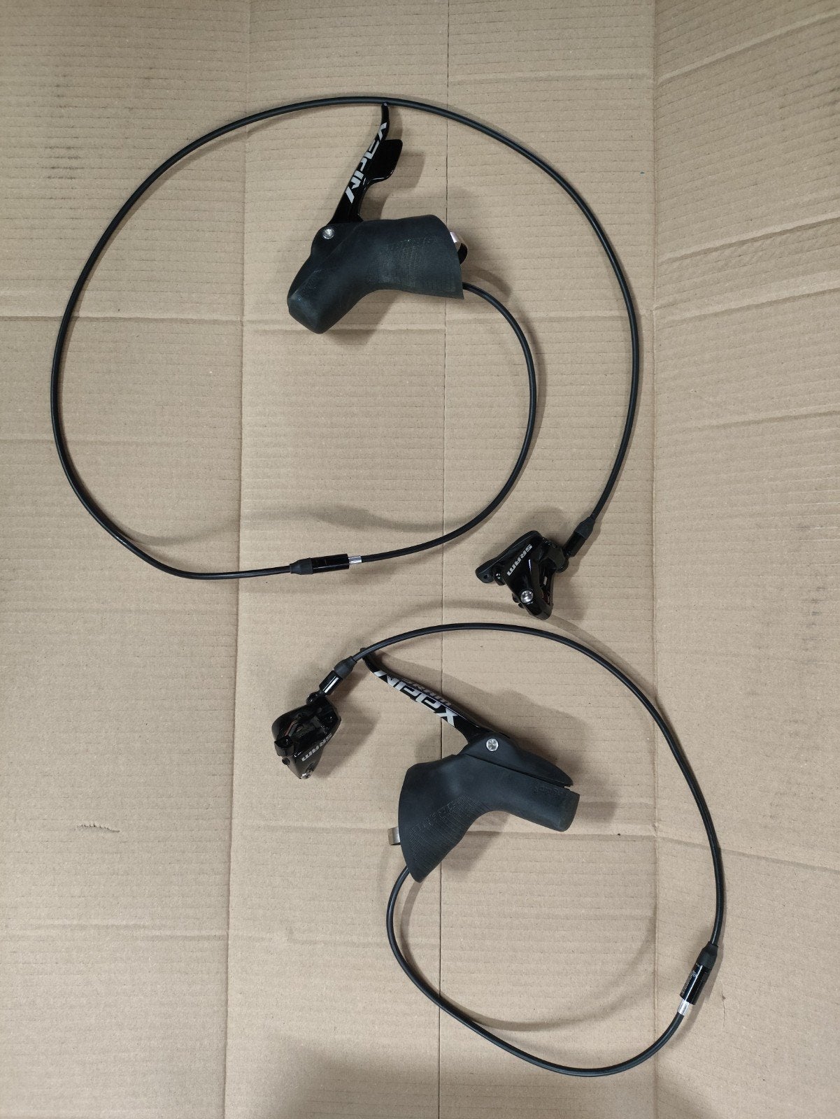 Manettes sram apex 1x11 + étriers freins hydraulique, Envoi, Utilisé