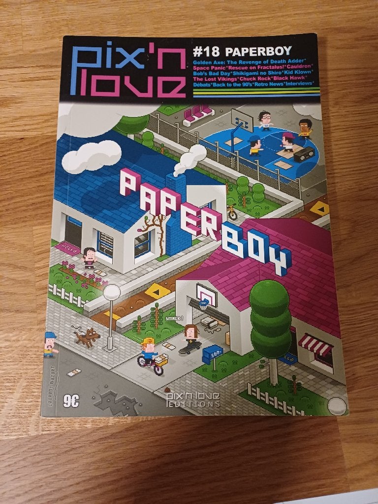 Mook Pix'n love #18 Paperboy - Jeux vidéos - retrogaming, Boeken, Film, Tv en Media, Ophalen, Zo goed als nieuw, Pix'n Love, Overige typen