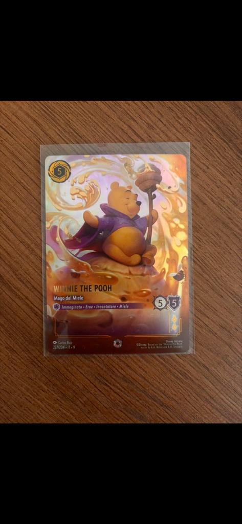 Disney Lorcana kaart winnie the pooh, Enlèvement ou Envoi, Comme neuf