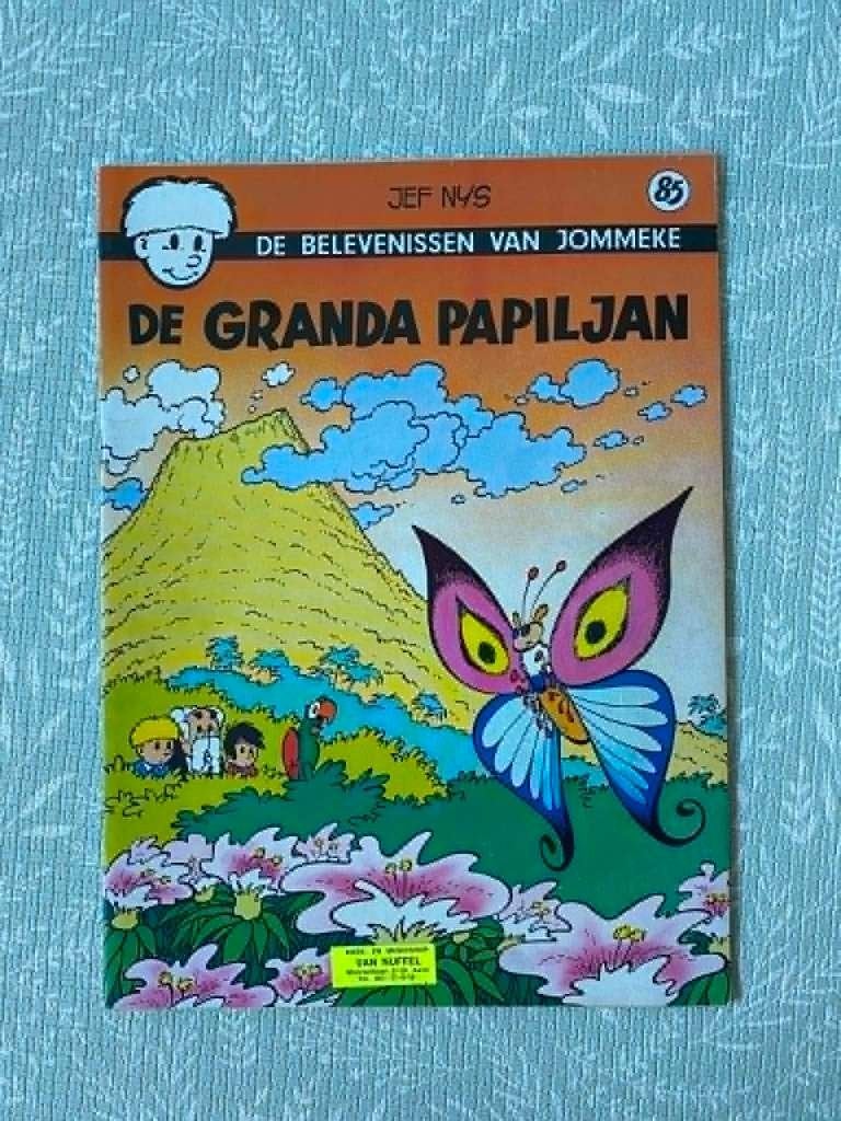Jommeke - De granda papiljan - eerste druk, Eén stripboek, Jef Nys., Ophalen, Gelezen