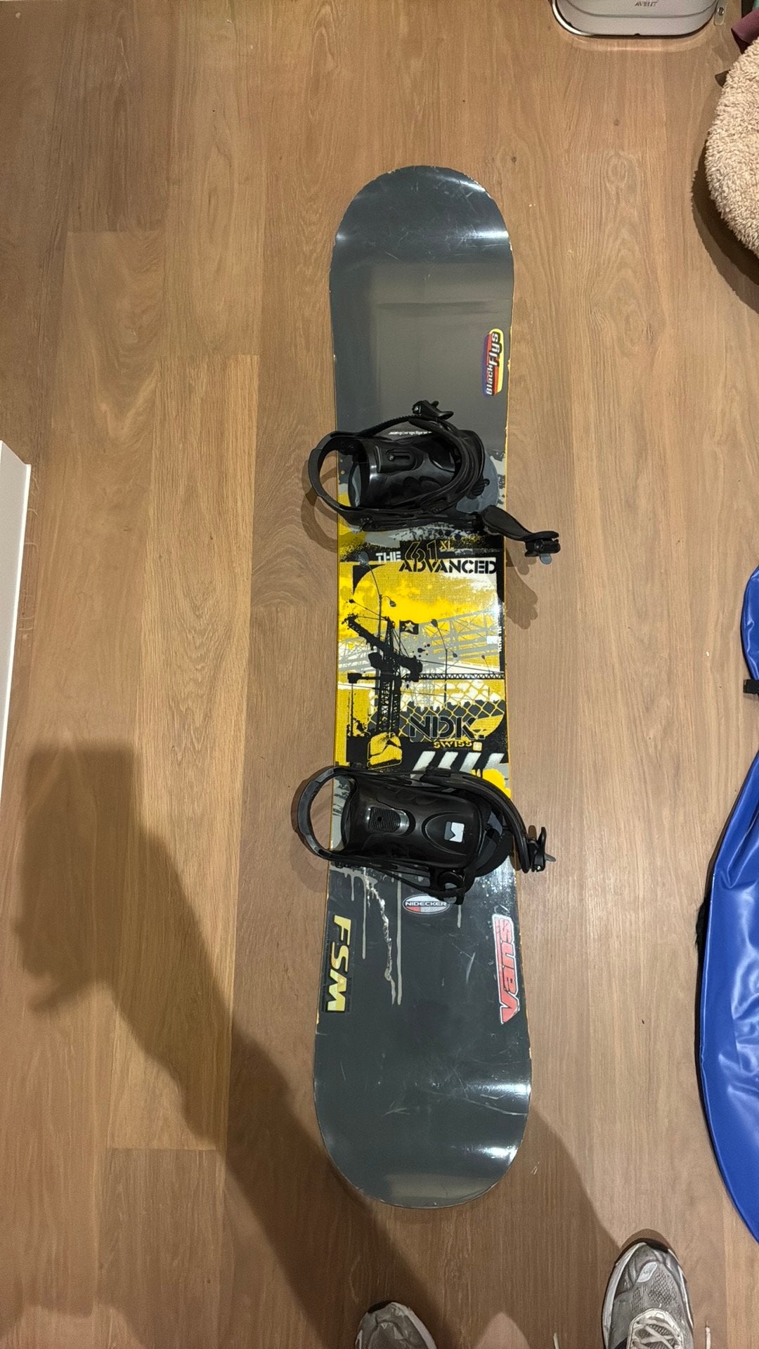 Gratis snowboard Nidecker Advanced 161cm, Ophalen, Gebruikt, Board