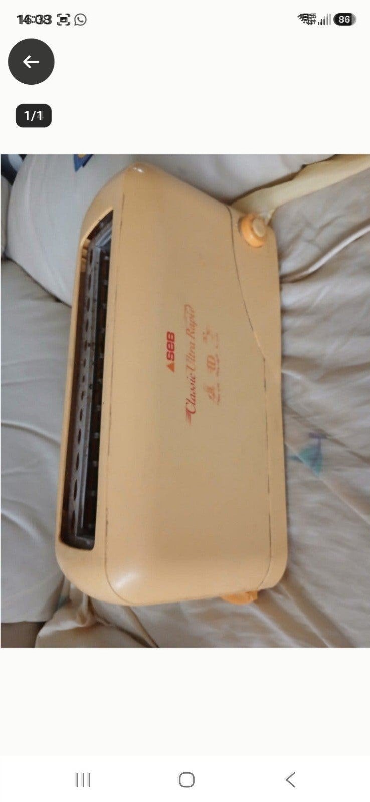 GRILLE PAIN " SEB" DE LUXE EXTRA LARGE PRIX 10 EUR, Enlèvement