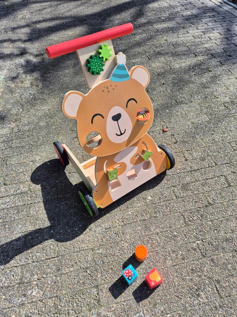 Houten loopwagentje, Ophalen, Zo goed als nieuw