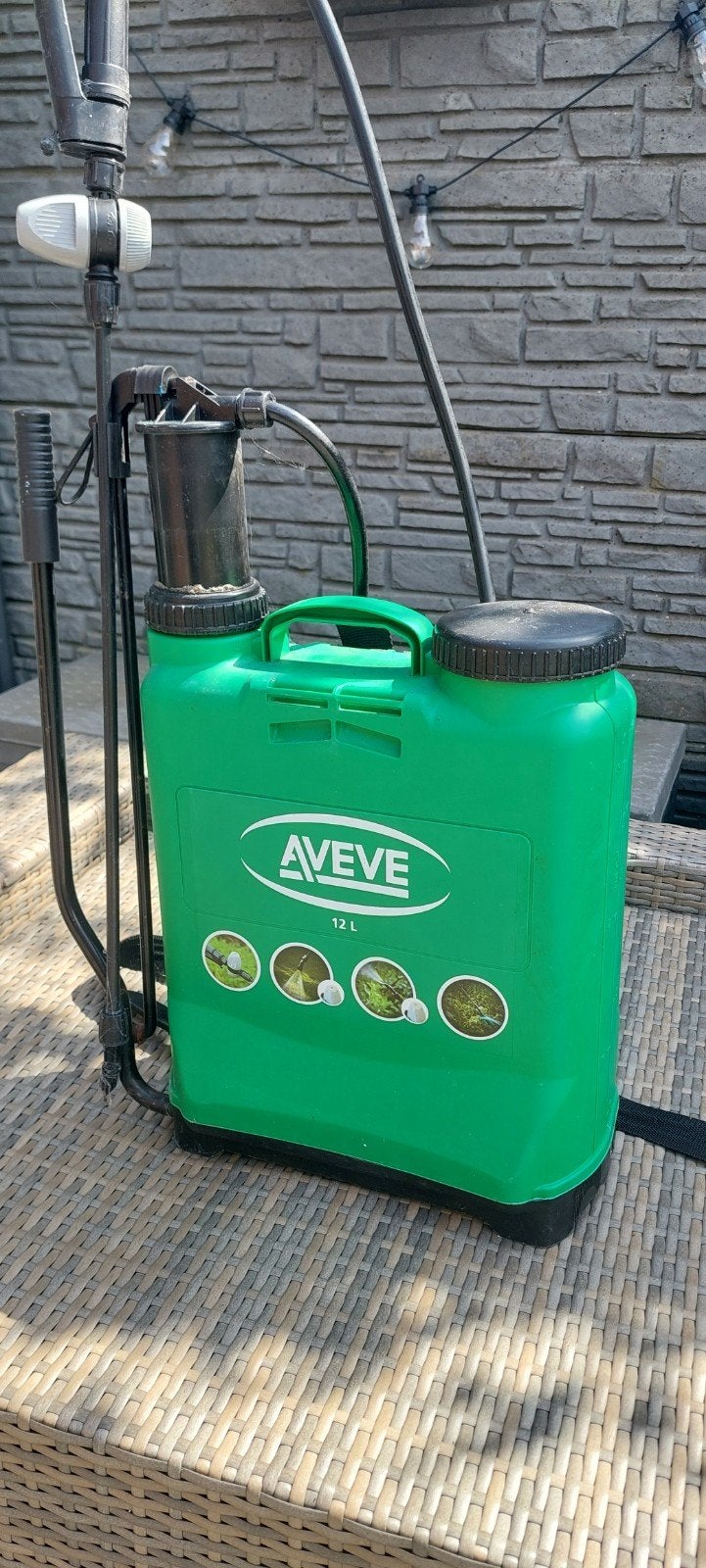 Pulvérisateur à dos Aveve 12L, Jardin & Terrasse, Enlèvement