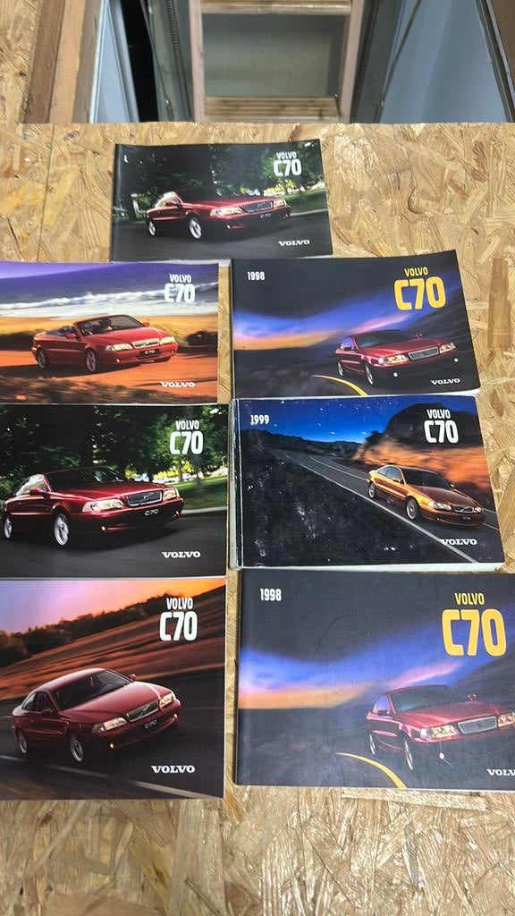 Volvo c70 en c70 cabriolet handleiding, Boeken, Auto's | Folders en Tijdschriften, Ophalen of Verzenden, Zo goed als nieuw, Volvo