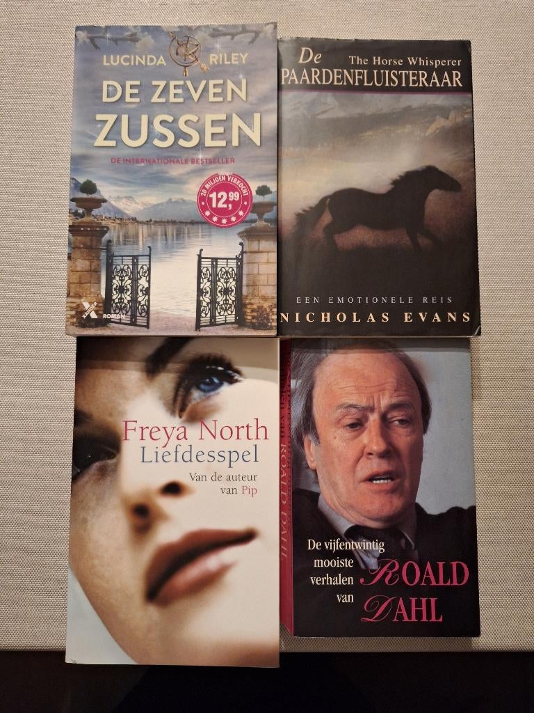 4 boeken te koop: de paardenfluisteraar, liefdesspel,, Boeken, Ophalen of Verzenden, Nieuw