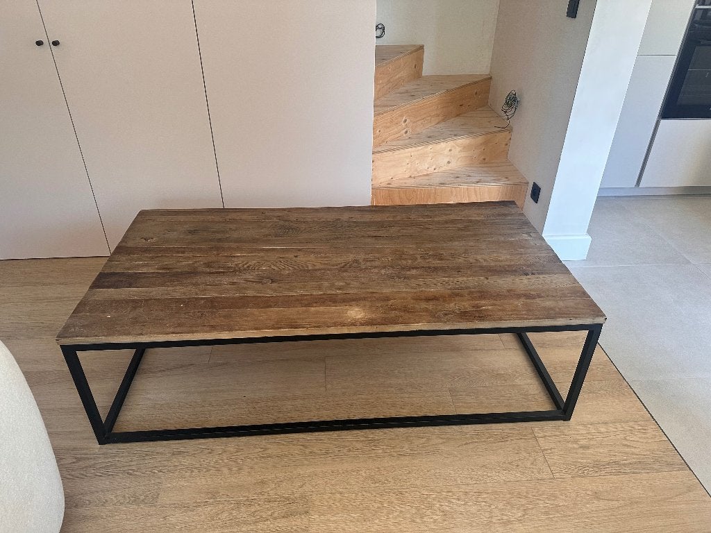 Salontafel, Huis en Inrichting, Tafels | Salontafels, Ophalen, Gebruikt, 50 tot 100 cm, 150 tot 200 cm