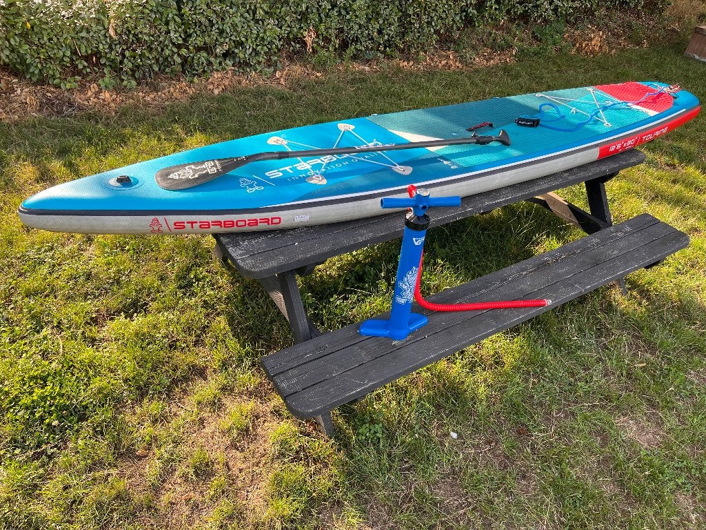 Starboard - degelijk supboard mét carbonnen peddel, Watersport en Boten, Ophalen, Zo goed als nieuw