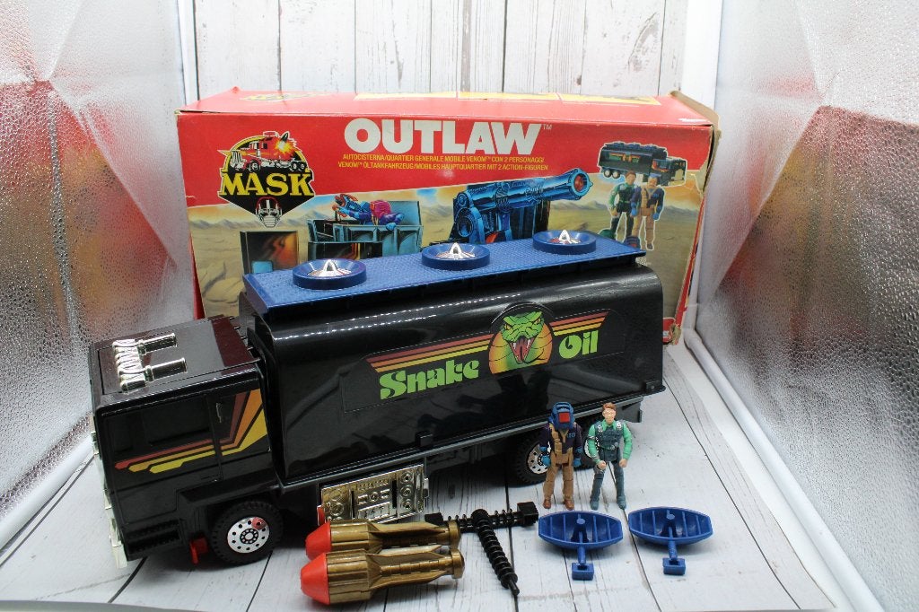 Vintage Outlaw + Nash Gorey, Miles Mayhem & Doos - M.A.S.K., Ophalen of Verzenden, Gebruikt